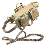 TrailGuard™ Tactical Dog Harness + Saddle Bags | Rugged Control & Adventure Storage - Tails on Trails