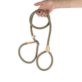 TrailTough™ Tactical Rope Leash – Heavy - Duty, Slip - On Control Grip - Tails on Trails