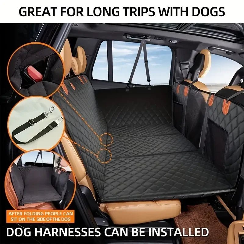 Waterproof Dog Car Seat Cover - Tails on Trails